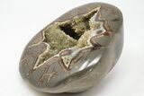 Polished, Crystal Filled Septarian Nodule - Utah #200211-1